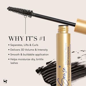 SeneGence Black Volume Intense Mascara.